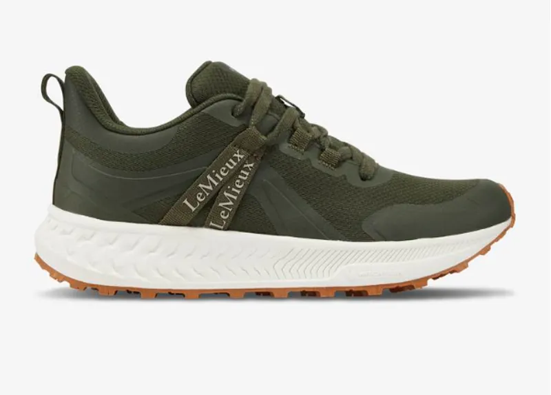 LeMieux Trax Waterproof Trainer Khaki